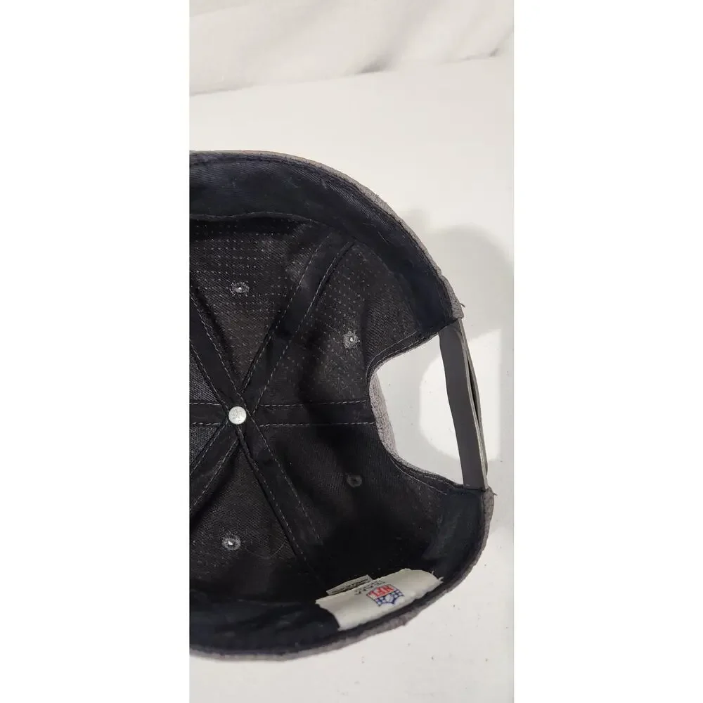 NFL Cap Polyester GRY Solid Color Men Snapback Hat
